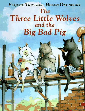 Image result for three little pigs and the big bad wolf book